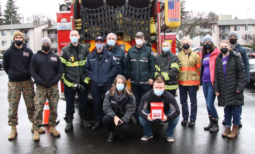 Firefighters Collect Toys For Tots